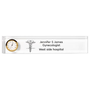 Medical Practice Personalized gynecologist doctor Nameplate