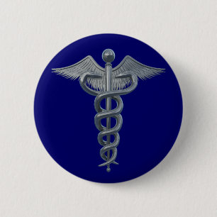 Medical Profession Symbol 2 Inch Round Button