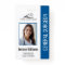 Medical Professional Custom Photo & Text Blue ID