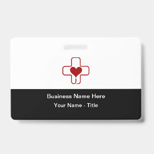Medical Professional Health Custom Name Badges