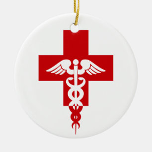 Medical Professional ornament, customize Ceramic Ornament