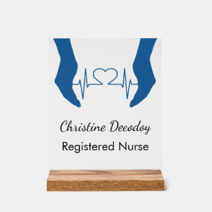 Medical Professional Registered Nurse Acrylic Sign