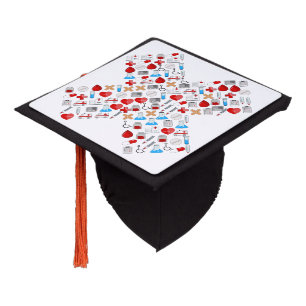 Medical Professions Graduation Cap Topper