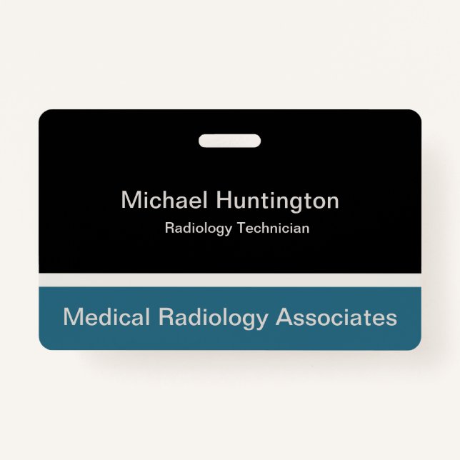 Medical Radiology Tech Badge (Front)