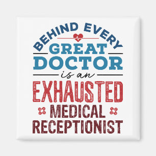 Medical Receptionist Appreciation Gifts Magnet