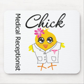 Medical Receptionist Chick Mouse Pad