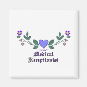 Medical Receptionist CS Print Magnet