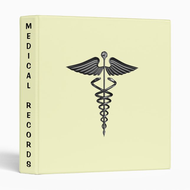 Medical Records Binder (Front/Spine)