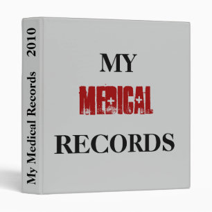Medical Records Binder - Customize it!