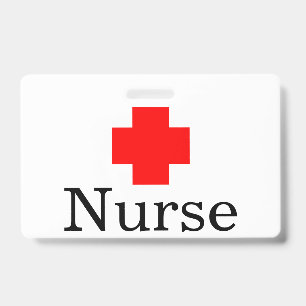Medical Red Cross Nurse Badge