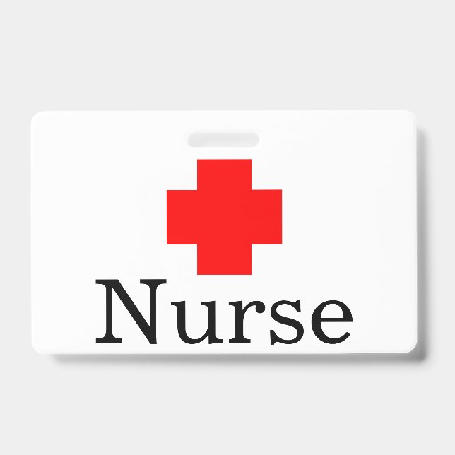 Medical Red Cross Nurse Badge (Front)