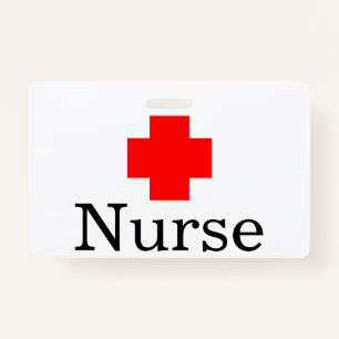 Medical Red Cross Nurse Badge