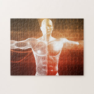 Medical Research on the Human Body as Concept Jigsaw Puzzle