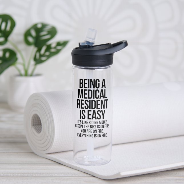 Medical resident water bottle (Yoga (Rotated))