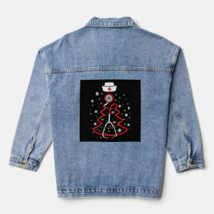 Medical RN NUrse, Merry Christmas Denim Jacket