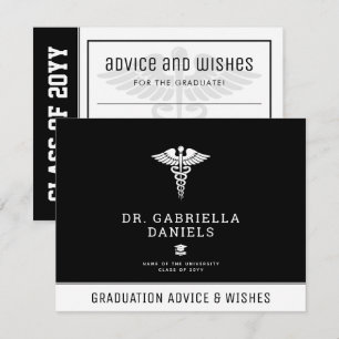 Medical School Doctor Graduate Advice Wishes Card