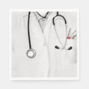 Medical School Graduation Doctor Napkin