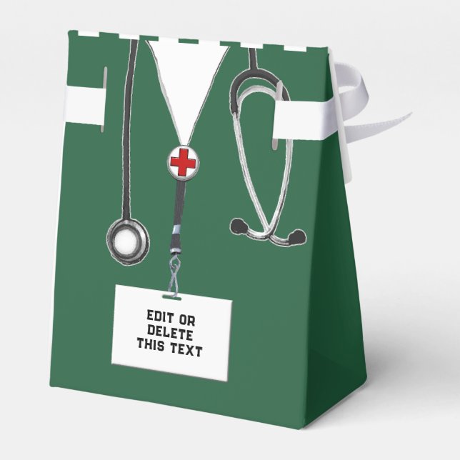 Medical School Graduation Favor Box (Back Side)
