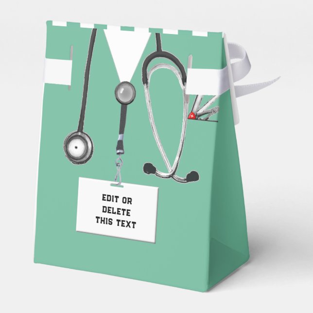 Medical School Graduation Favor Box (Back Side)