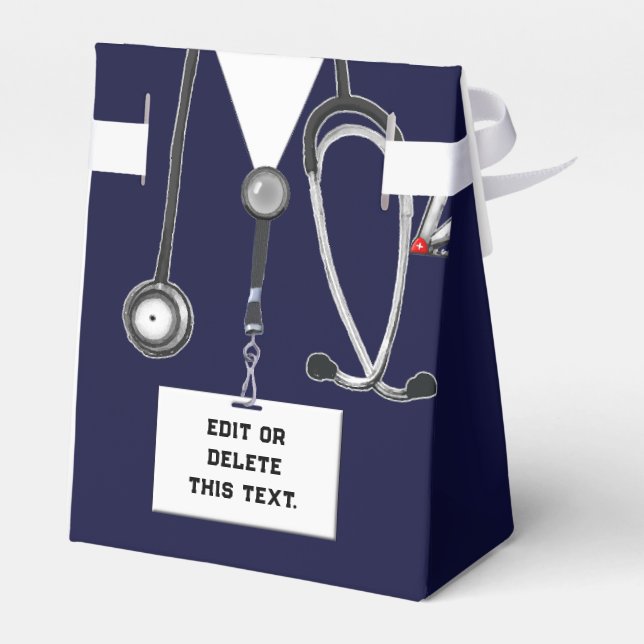 Medical School Graduation Favour Box (Back Side)