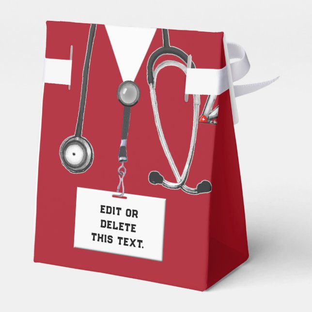 Medical School Graduation Favour Box (Back Side)