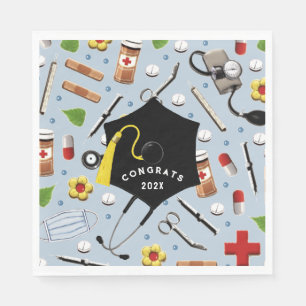 Medical School Graduation Napkin