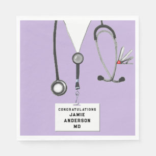Medical School Graduation Napkins