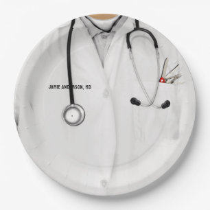 Medical School Graduation Paper Plate