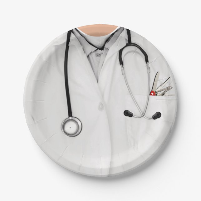 Medical School Graduation Paper Plate (Front)