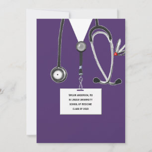 Medical School Graduation Party Invitation