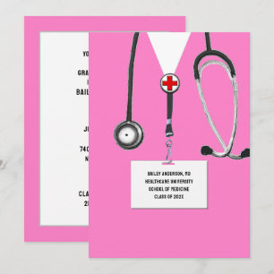 Medical School Graduation Party Invitation