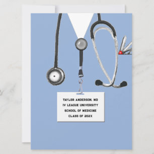 Medical School Graduation Party Invitation