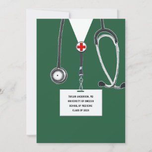 Medical School Graduation Party Invitation