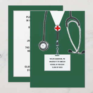 Medical School Graduation Party Invitation