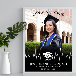 Medical School Graduation Photo Sign
