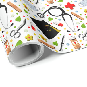 Medical School Graduation Wrapping Paper
