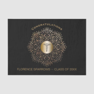 Medical School Nurse Graduation Congratulations Tissue Paper