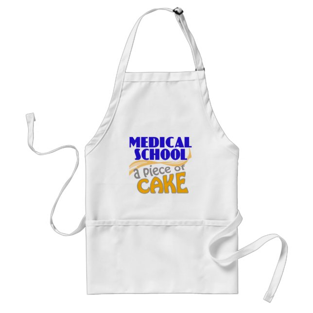 Medical School - Piece of Cake Standard Apron (Front)