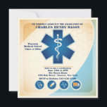 Medical Science Graduate Party Invitation Custom<br><div class="desc">A square graduation party invitation with the Asclepius symbol of medicine. (FP) The card is easy to customize with your wording, font, font colour and choice of six paper types. Not exactly what you're looking for? All our products can be custom designed to meet your needs at no extra charge....</div>