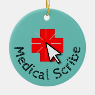 Medical Scribe Profession Ceramic Ornament