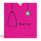 Medical Scrubs Doctor Nurse Dark Hot Pink Custom B