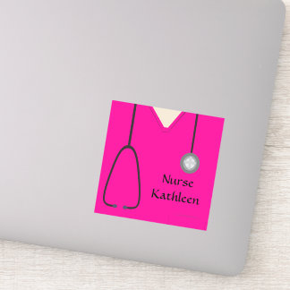 Medical Scrubs Uniform Hot Pink