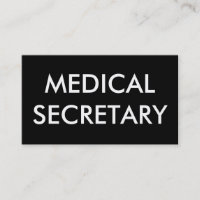 medical secretary