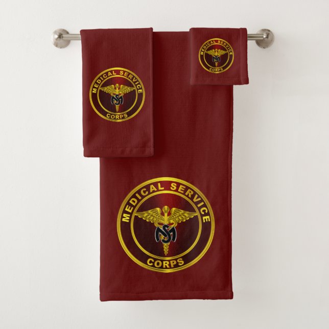 Medical Service Corps  Bath Towel Set (Insitu)