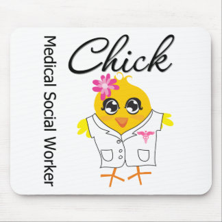 Medical Social Worker Chick Mouse Pad