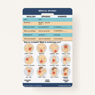 Medical Spanish - Basic Assessment Badge