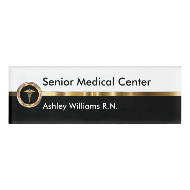 Medical Staff Name ID Tags (Front)