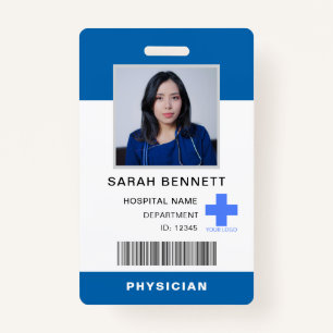 Medical Staff Photo ID   Hospital Employee Logo  Badge
