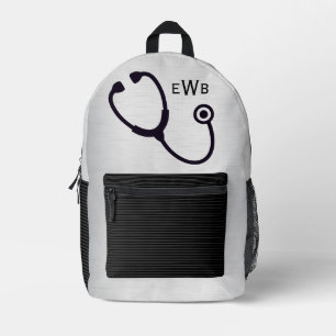 Medical Stethescope  Printed Backpack
