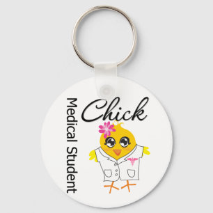 Medical Student Chick Keychain